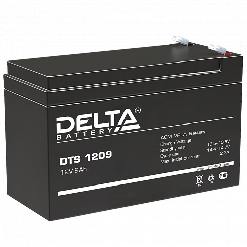 DELTA BATTERY DTS 1209 12V 9AH AGM VRLA BATTERY MHB MS9-12 12V 9 AMPER AKÜ 200 TL